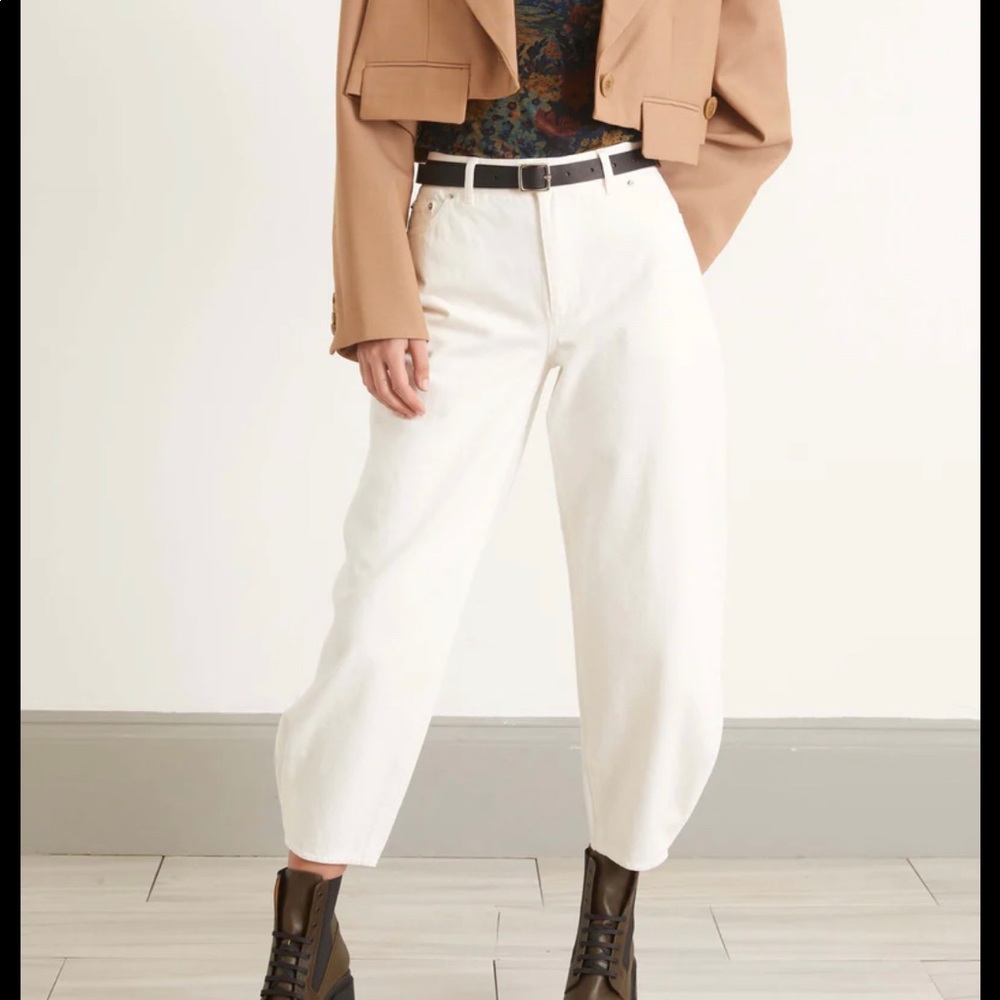 Tibi Brancusi size 26 white jean